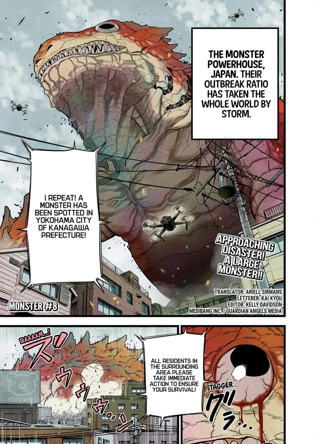 Kaiju No. 8 page 1