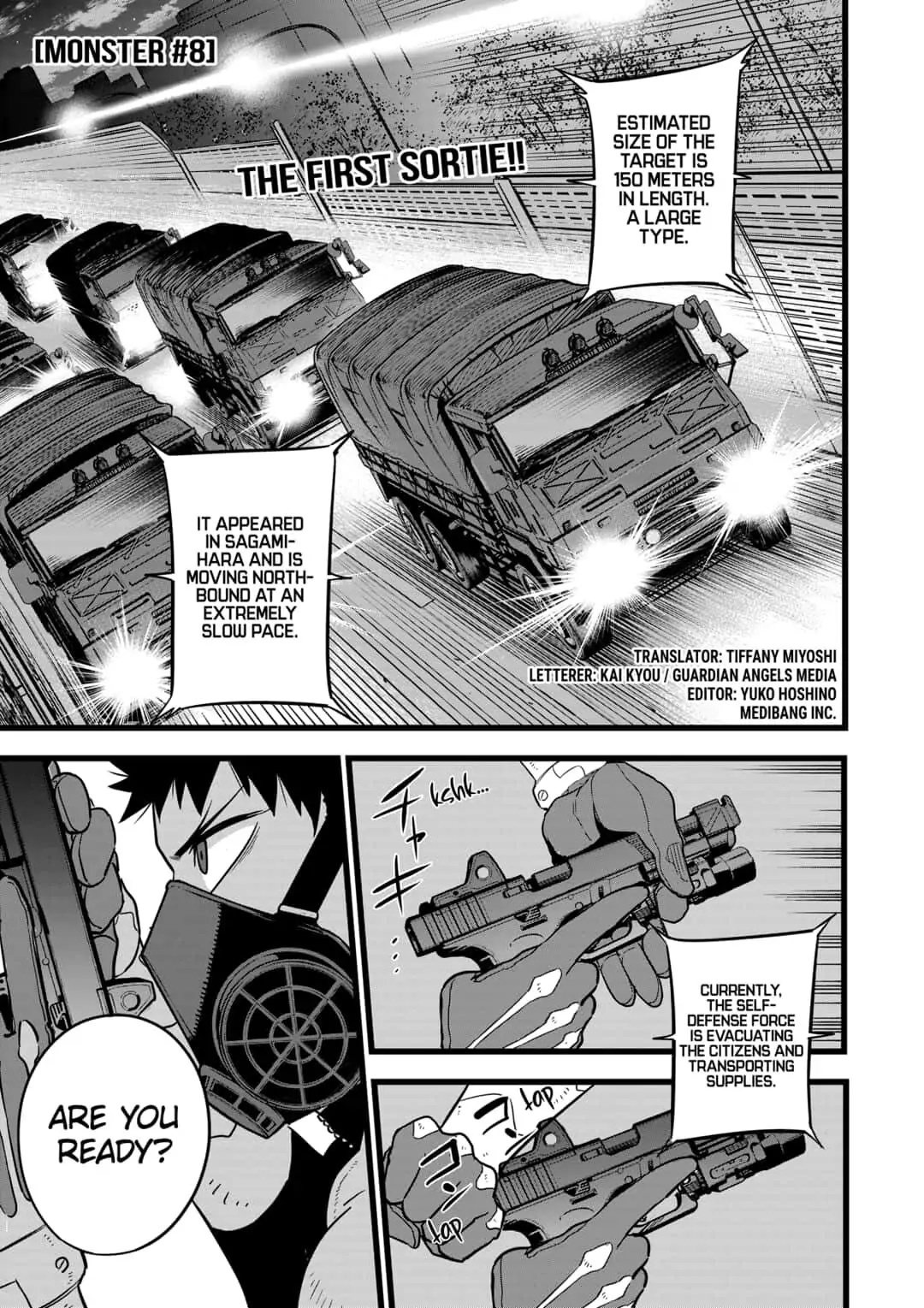 Kaiju No. 8 page 1