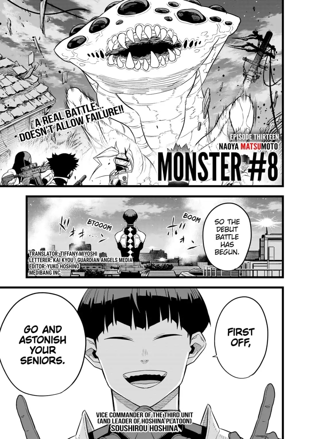 Kaiju No. 8 page 1